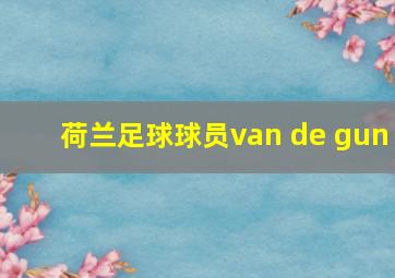 荷兰足球球员van de gun